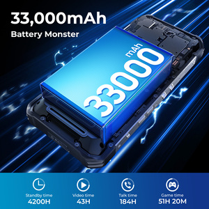 สมาร์ทโฟน WP100 Plus รุ่นทนทาน 12+512GB แบตเตอรี่ 33000mAh ไฟแคมป์ปิ้ง 1200 ลูเมน กล้อง AI 64MP ระบบปฏิบัติการ Android 16 โทรศัพท์มือถือ Oukitel - Product Image 3