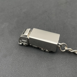 Großhandel Autozubehör Werbung Custom Logo Blank Metall Mini 3D Auto Schlüssel anhänger - Product Image 5