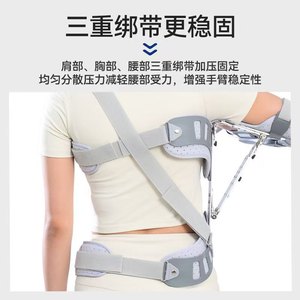 Soporte de Abducción para Hombro Ajustable, Fijación de Húmero, Transpirable, para Brazo Superior, Unisex - Product Image 5