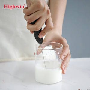 Batteur à œufs portable Highwin Factory pour la maison, <span class=keywords><strong>mousseur</strong></span> à lait électrique manuel - Product Image 6