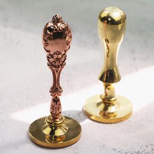 Sceau de cire rétro avec poignée en métal pour enveloppe de lettre - Product Image 4