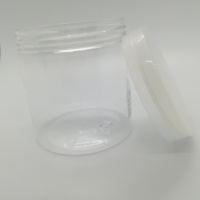 Fournisseur ODM ODM RUIPACK OEM OEM Pots en plastique vides pour crème de 500 ml avec couvercles à vis transparents logo