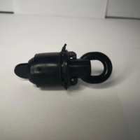 Bouchon d'extrémité de conduit extensible Qitian noir 32 mm en ABS/plastique pour connecteur FTTH de type SC