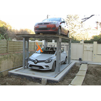 XYZLIFT 6ton Garage et ascenseur sous-sol Parking Double Decker usage domestique galvaniser matériel hydraulique ciseaux ascenseur de voiture