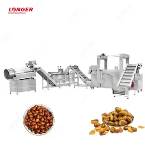 Freidora industrial más larga del cacahuete de las patatas fritas del acero inoxidable para las habas