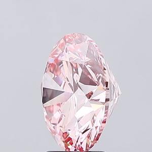 Diamante Redondo Rosa Intenso Cultivado en Laboratorio, Corte Excelente, 6.04 Ct, VS1, Certificado IGI, Piedra Suelta para Joyería de Lujo Personalizada - Product Image 2