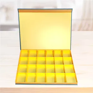 Custom Printing Luxury Paper Empty Boxes Gift Box Chocolate Packaging Box For Chocolate Wholesale With Customize Design