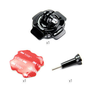 Soporte fijo para <span class=keywords><strong>casco</strong></span> de aluminio, rotación de 360 grados, soporte adhesivo <span class=keywords><strong>3M</strong></span>, <span class=keywords><strong>precio</strong></span> de fábrica para accesorios de Cámara de Acción GoPro - Product Image 5