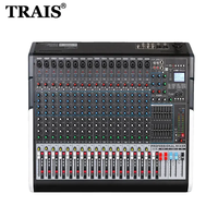 Console de mixage audio analogique TRAIS TFS16 de haute qualité, 16 canaux