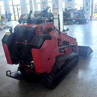 Großhandel Mini-Kompaktlader mit Hoher Hydraulischer Leistung Kleine Kompaktlader-Maschine für Innenbereich Baustelle Hof Ladearbeiten