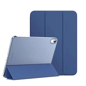Funda para tablet iPad Air 4/5/10.9/iPad 11, funda tríptica semitransparente de PC mate con cobertura total a prueba de golpes. - Product Image 1