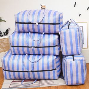 Nylon Duffel <b>Heavy</b> Duty Custom Size Large Capacity Luggage Nylon Woven Moving Storage Bag Pack - Product Image 4