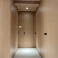 Panneau mural en placage de bois de bambou au charbon de bois, design moderne et étanche, panneau en cristal de carbone co-extrudé pour salon et bureau