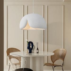 Lustre de salle à manger moderne minimaliste de style Wabi-Sabi français, luminaire suspendu artisanal de designer pour chambre à coucher, éclairage de salon - Product Image 6