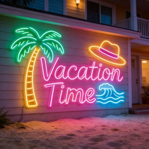 Horseneon Coconut Palm Tree Neon sign Palm Tree Neon Sign Lights with