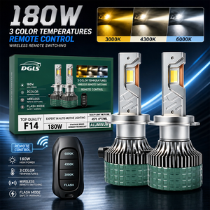 Éclairage professionnel : DGLS F14 H8/H9/H11 LED - 4575 puces CSP avec faisceau de précision de style <span class=keywords><strong>Osram</strong></span> - Product Image 1