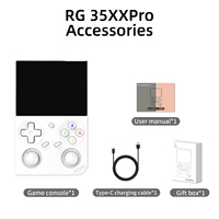 Console portable RG35XXPro ANBERNIC, écran IPS 3,5'', 64 Go, batterie 3200 mAh, autonomie de 7 heures, lecteur de jeux vidéo, système Linux