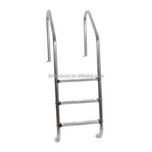 Échelle de <span class=keywords><strong>piscine</strong></span> en acier inoxydable de haute qualité avec marches en plastique, de 2 à 5 marches - Product Image 1