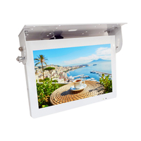 OSK 15,6 pulgadas techo montado Android WiFi bus TV pantalla publicidad LCD Monitor 12V/24V señalización digital bus Monitor