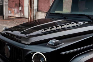 For Mercedes-Benz G Class W463 W464 G500 G550 G63 AMG Upgrade Top Style Dry Carbon Fiber <b>Engine</b> <b>Hood</b> <b>Engine</b> Cover 2019+ - Product Image 4