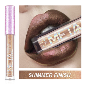 Rossetto Liquido Glitterato 24 Ore Impermeabile Lucidalabbra Metallico Diamantato Impermeabile Perlato <span class=keywords><strong>per</strong></span> Donne Cosmetico - Product Image 4