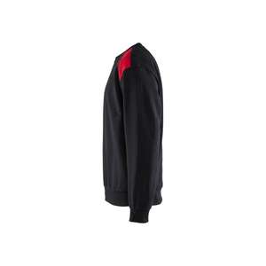 BLAKLADER - 358011589956S Sweatshirt Noir/Rouge-EAN 7330509809198 WORK HOODIES - Product Image 4