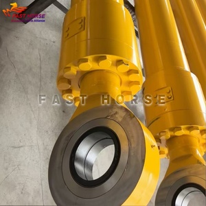 กระบอกไฮดรอลิกแบบสองทางสำหรับงานหนัก Hangood Blade Tilt Cylinder 7070102761 สำหรับรถดันดินล้อยาง Komatsu WD600-3 ขนาด 42 ตัน - Product Image 2