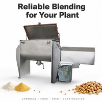 Mélangeur à double ruban en acier inoxydable, machine industrielle de mélange de poudres pour piment, épices, café, sel, sucre, mélange fin