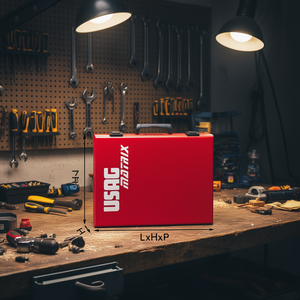 Usag Matrix Tool Case Red LxHxP Poignée incluse - Product Image 3