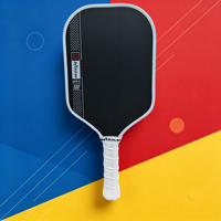 Raquette de pickleball hybride en Kevlar avec logo personnalisé, face en fibre de carbone T700, contrôle élevé, amortissement puissant, OEM, ODM, marque privée
