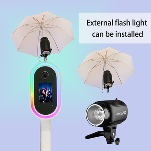 Cabina Fotografica con Luci LED RGB Colorate, Stampa Istantanea, iPad, Facile Installazione Senza Attrezzi da Parte di Una <span class=keywords><strong>Persona</strong></span> - Product Image 5