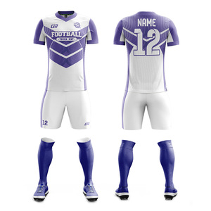 Chemise rétro à manches courtes de qualité supérieure, design personnalisé, vêtements de sport à sublimation à séchage rapide pour le football, style classique - Product Image 2