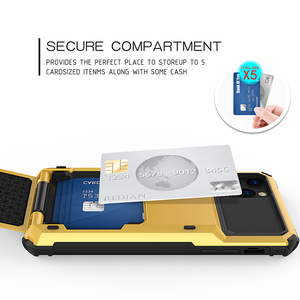 DIOUSI Custodia per telefono a portafoglio con slot per carte di credito per iPhone 12 Pro Max <span class=keywords><strong>11</strong></span> X XR SE - Product Image 2