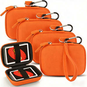 Estuches Rígidos de EVA para Tarjetas de Juego con Mosquetón, Bolsa de Almacenamiento Portátil para Viajes (Solo el Estuche) - Product Image 1