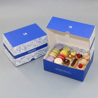 Boîtes à gâteaux sur mesure en gros, emballage en carton recyclable pour gâteaux d'anniversaire, pâtisseries et desserts