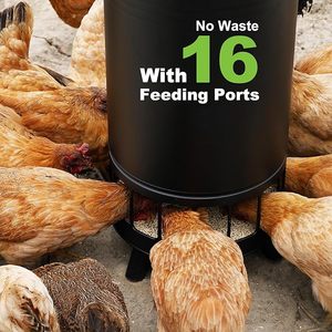 Erogatore automatico per cervi a gravità Dispenser resistente alle intemperie grande alimentatore in metallo per cervi liberi altre forniture da giardino - Product Image 6