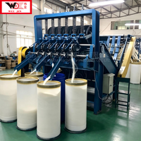 Machine à carder le sisal/banane à commande directe usine, avec barres à broches rapides et lentes pour le démêlage et le redressement, pour la première étage de l'extrusion en usine de cordes
