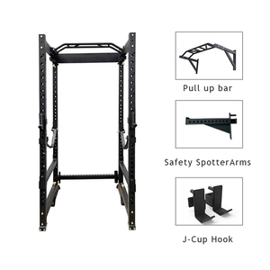 Equipo <span class=keywords><strong>de</strong></span> gimnasio comercial Fitness Squat Rack Power Rack <span class=keywords><strong>plegable</strong></span> entrenamiento <span class=keywords><strong>de</strong></span> fuerza Power Rack Cage - Product Image 6