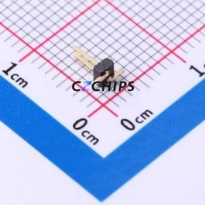X1311WVS-02J-C40D42R1 Pin Header SMD,P=1.27mm,Horizontal Mount Connector ( Pin Structure: 1x2P )( Pitch: 1.27mm )( Row Spacing: - Product Image 1