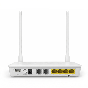 Módems ópticos de segunda mano de una sola frecuencia con puertos 4GE+2Tel+USB, router ONU WiFi XPON 2.4G 300 Mbps FTTR/FTTX - Product Image 3