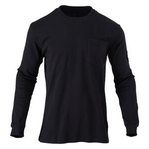 Camiseta de Seguridad FR FRC1209 de Algodón Resistente al Fuego, Cuello Redondo, Color Sólido, CAT2, 5.5OZ, <span class=keywords><strong>Ropa</strong></span> <span class=keywords><strong>Ignífuga</strong></span> para Soldadura - Product Image 1