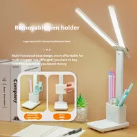 Lampe de bureau pour l'étude de la protection des yeux Lampe de lecture rechargeable pour chambre d'enfant à piles LED pour dortoir d'étudiant