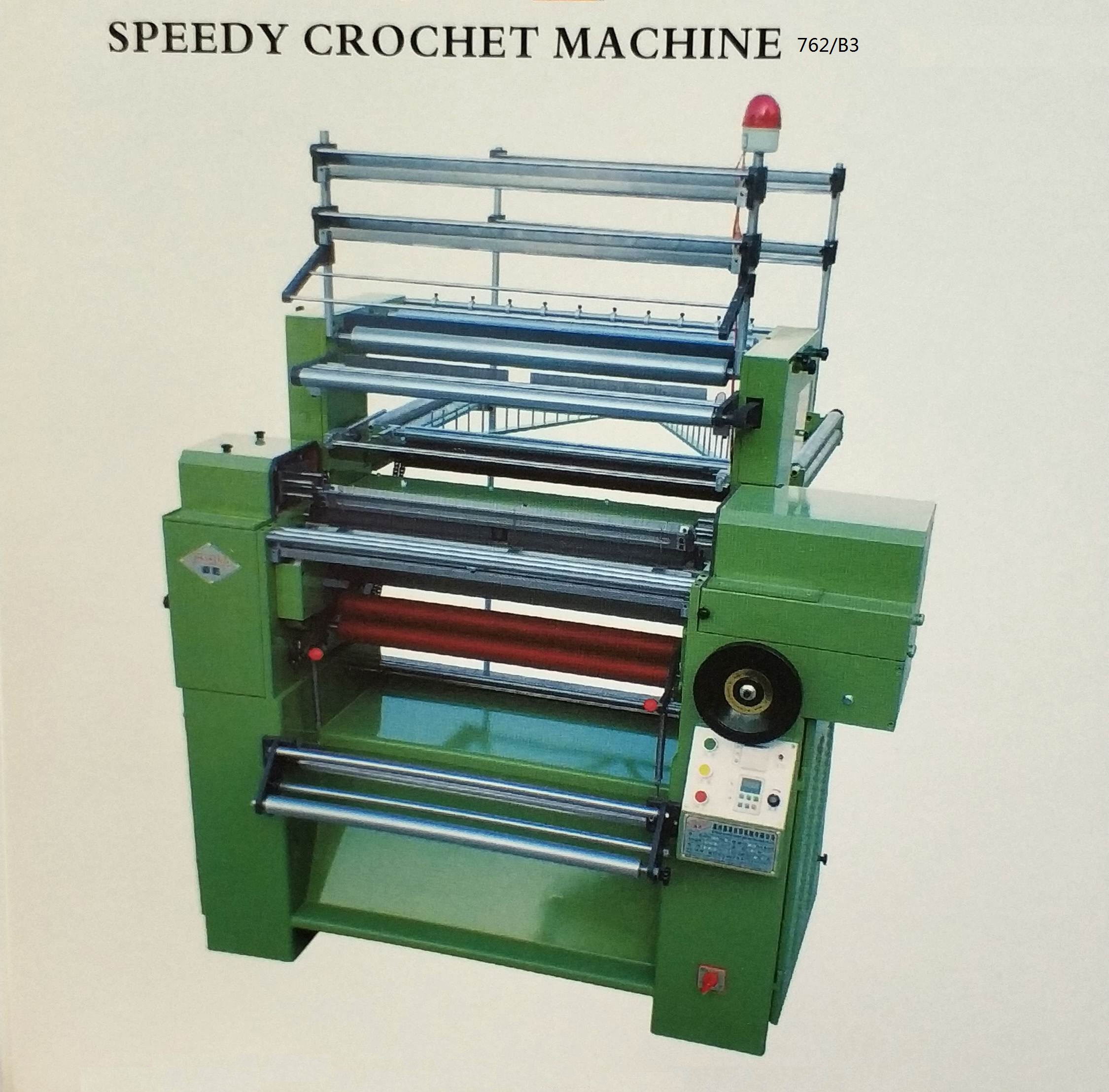 High Speed 762/B3 Crochet Knitting Machine for Ribbons