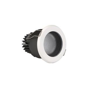 Lámpara de Techo Empotrada LED Comercial, Redonda, sin Marco, de Aluminio Negro, IP20, 4100K, Alimentación CA, 50000H, Ra90, Regulable - Product Image 2