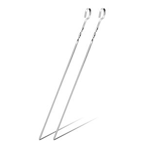 Brochetas de Acero Inoxidable de Tamaño Pequeño a Bajo Precio para Asar Carne, Comida, etc. - Product Image 1