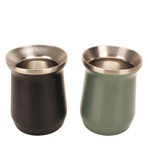 Ot-selling 8oz Doble all taintainless Teel ate up outh merica araguay Elly ourd ererba EA up - Product Image 2