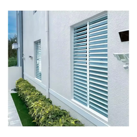 Fenêtres à persiennes en aluminium avec lames en verre transparent – Excellent rapport qualité-prix