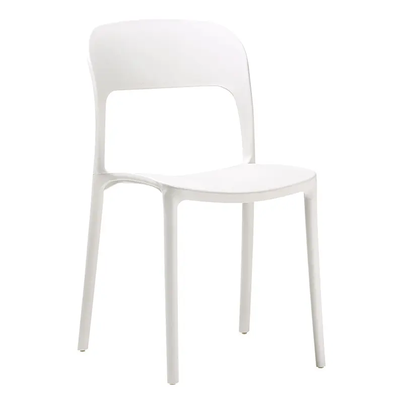 Fornitori di prezzi economici sedia In plastica ad iniezione bianca nella vendita di ristorante di design usato sedia da pranzo