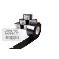 Rouleau de marquage à chaud, rubans de codage noirs, feuille de marquage à chaud pour l'impression de dates d'expiration