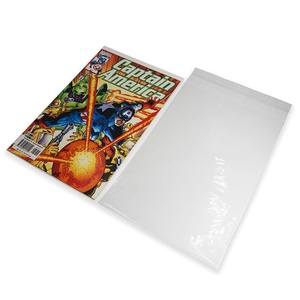 Pochettes en cristal sans acide personnalisées YAGELI, transparentes, pour le rangement de bandes dessinées, épaisseur 4 mm, logo personnalisé pour bandes dessinées - Product Image 1